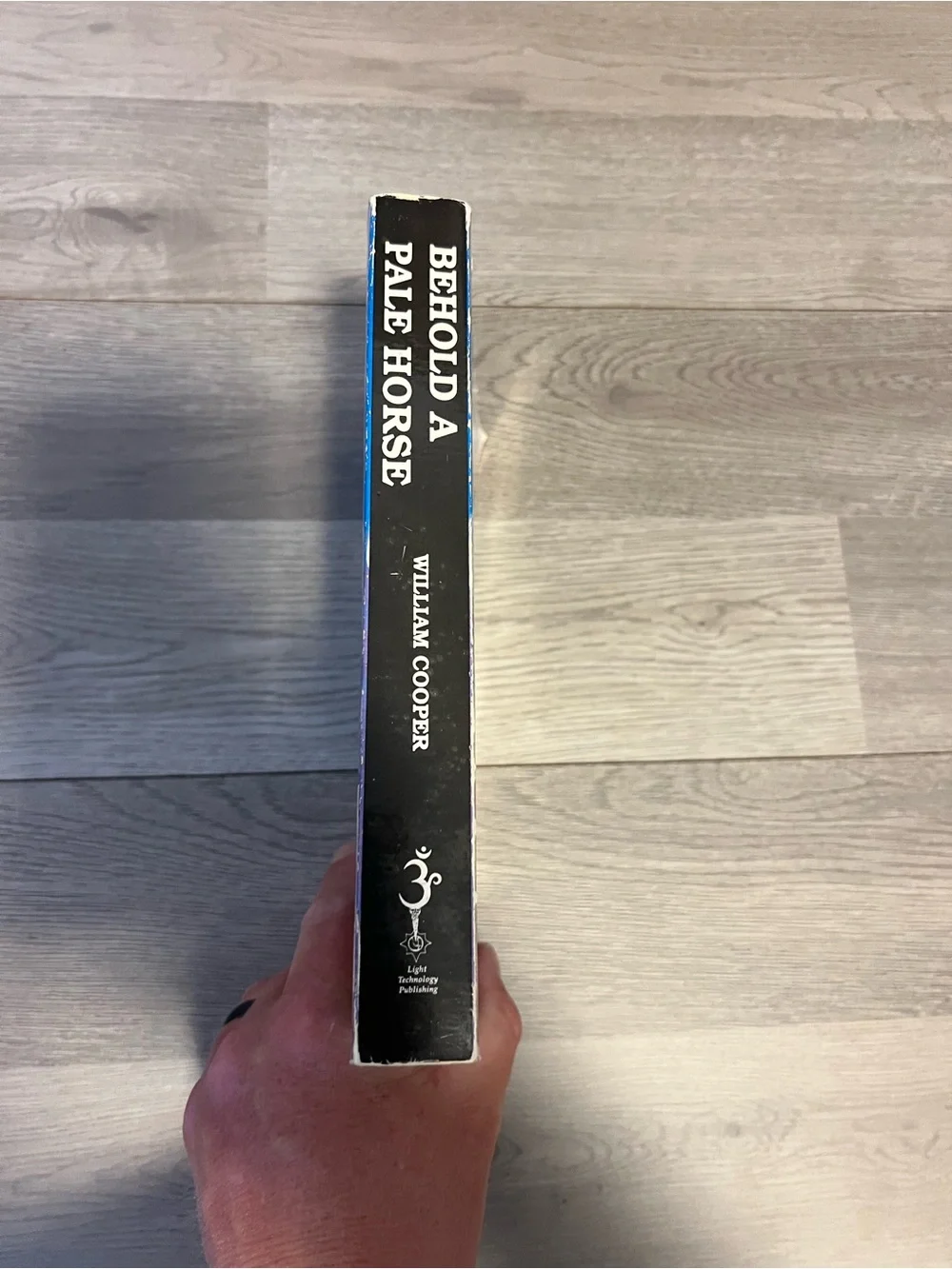 Behold A Pale Horse Book Paperback by William Cooper 1991 500 Page w/ Fold Out